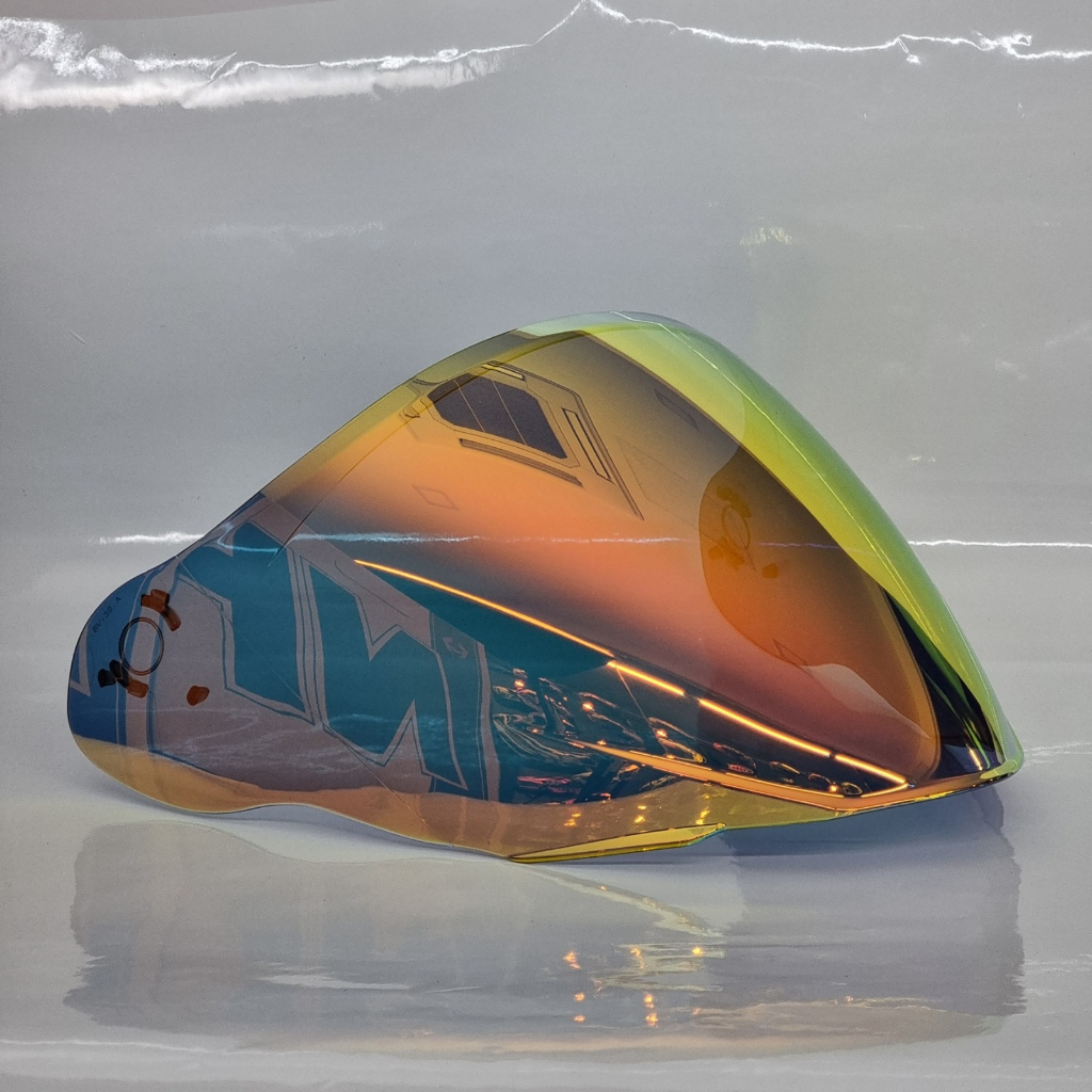 NHK HELMET S1GP Visor อะไหล่ - สีแดงทอง