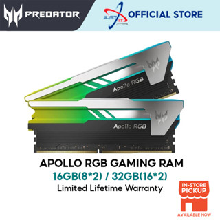 Acer PREDATOR Apollo RGB (8GB / 16GB) 3200MHz / 36000MHz เกมมิ่งดราม