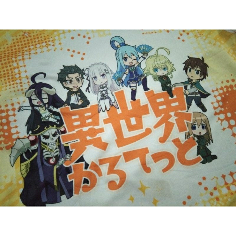 เสื้อยืด Isekai Quartet Chibi อะนิเมะ KonoSuba ReZero