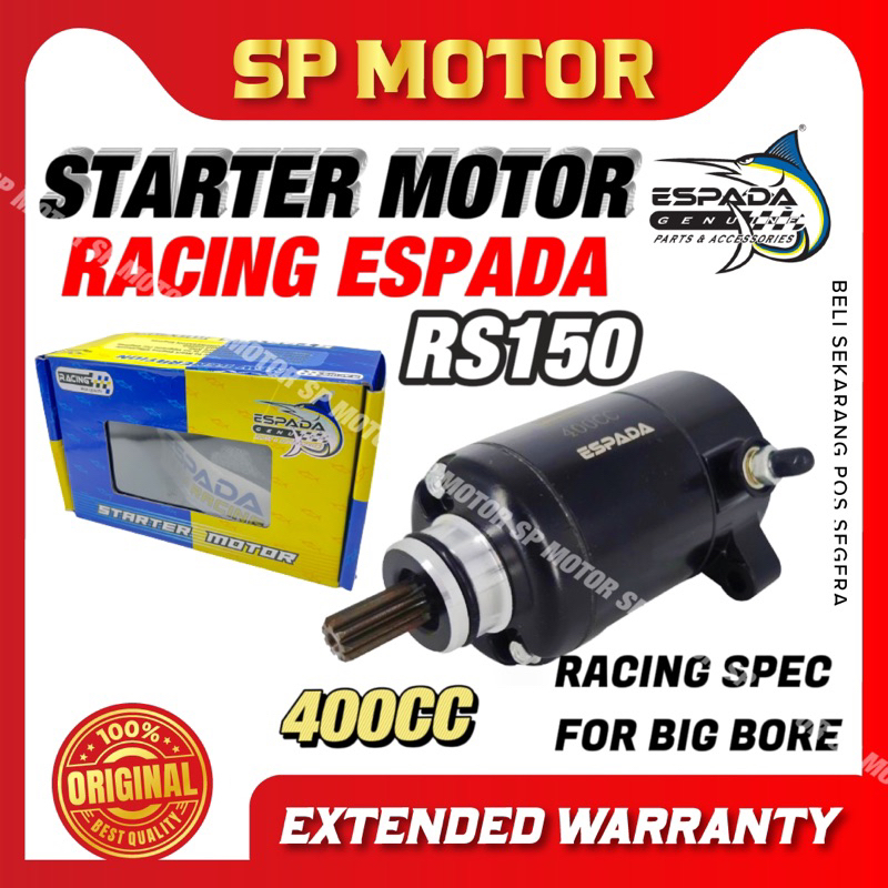 ESPADA RS150 RS 150 STARTER MOTOR RACING SPEC (สําหรับ BIG BORE) 🔥