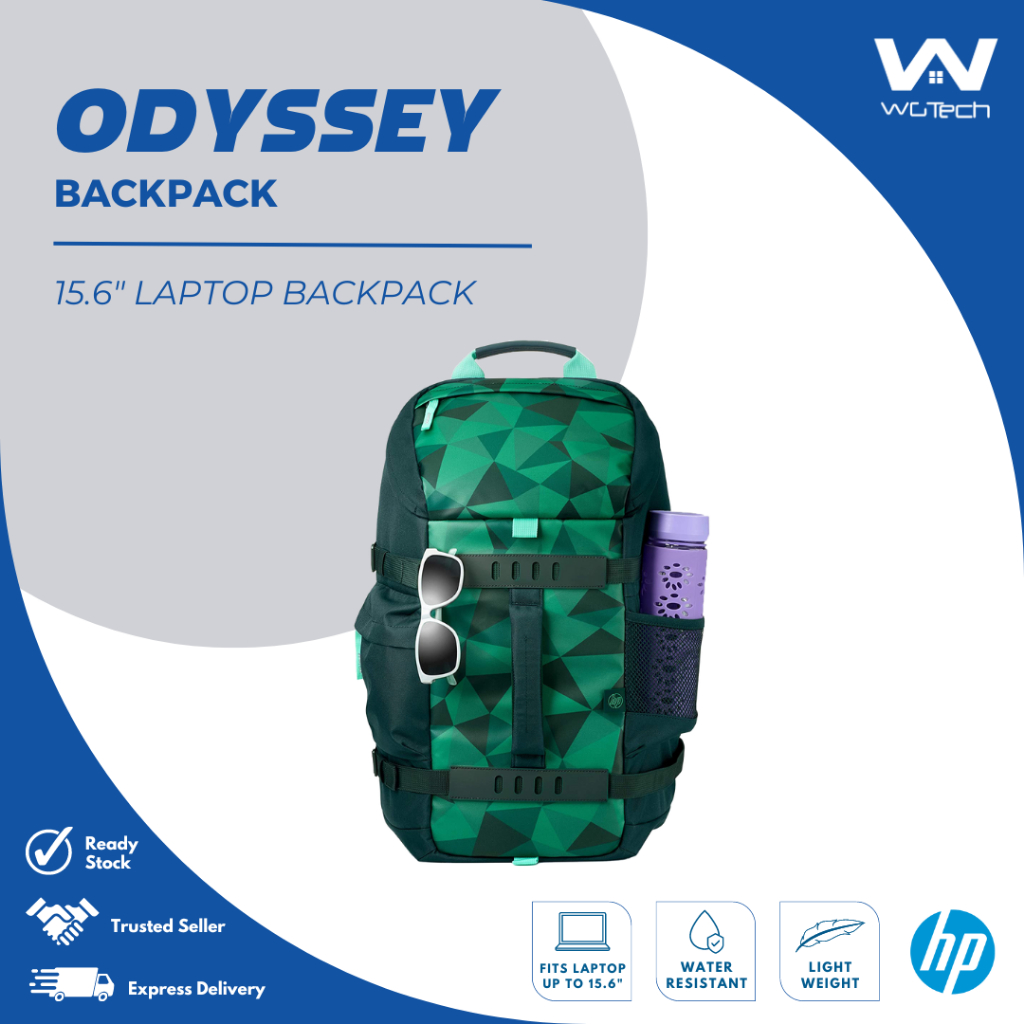 Hp Odyssey กระเป๋าเป้สะพายหลัง ใส่แล็ปท็อป อเนกประสงค์ ขนาด 15.6 นิ้ว (5WK94AA)