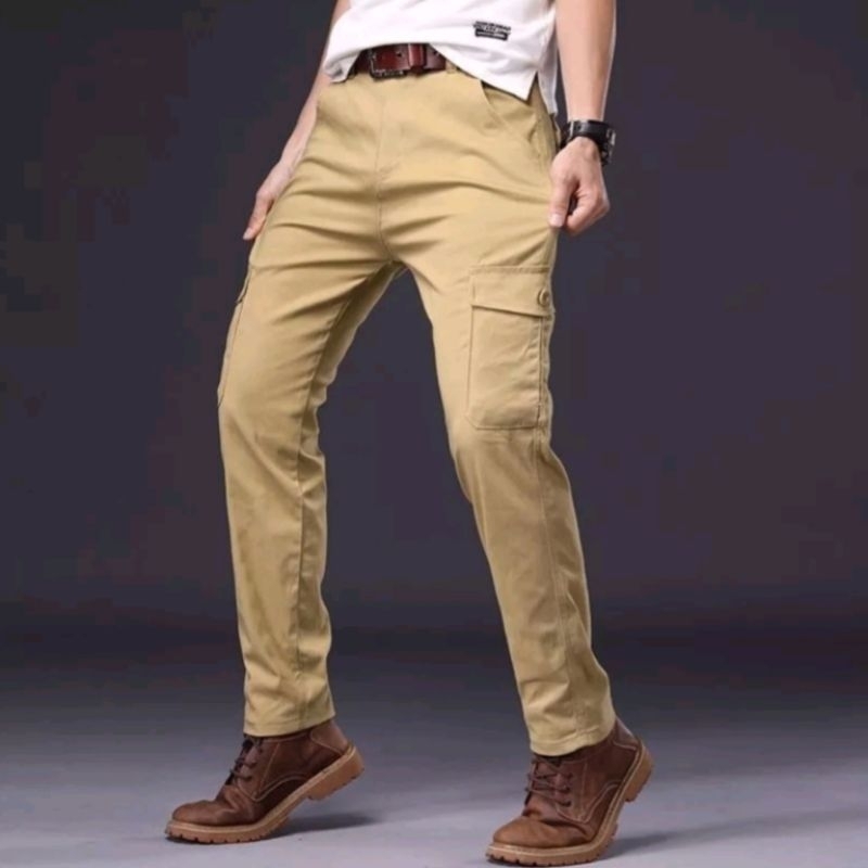 Seluar Cargo 6 Pocket Slack Pant - Slimfit -