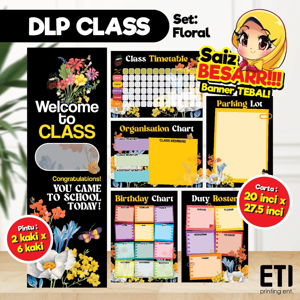 [ใหม่!!] SET KERIAAN KLEAS SET KELAS DLP (DLP CLASS) + REWARD + PARKING LOT