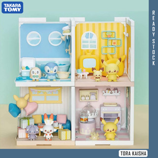 [TAKARA Tomy] ฟิกเกอร์ Pokemon Poke Peace House สําหรับตกแต่งบ้าน