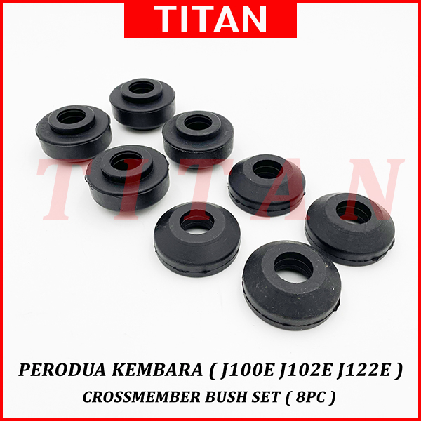 1 ชุด 8 ชิ้น Crossmember Bush / Subframe Bush Perodua Kembara J100E J102E J122E