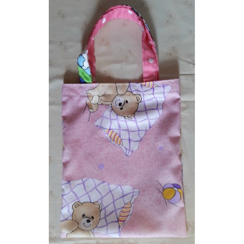 กระเป๋าโท้ต Tuition แฮนด์เมดสําหรับเด็ก