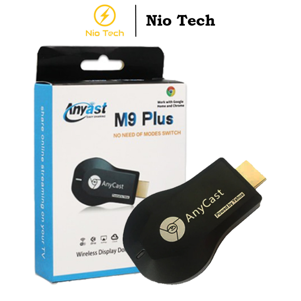 Niotech Anycast Dongle M9 Plus Mirascreen หน้าจอทีวีมิเรอร์ HDMI Airplay Ezcast Mini Projector