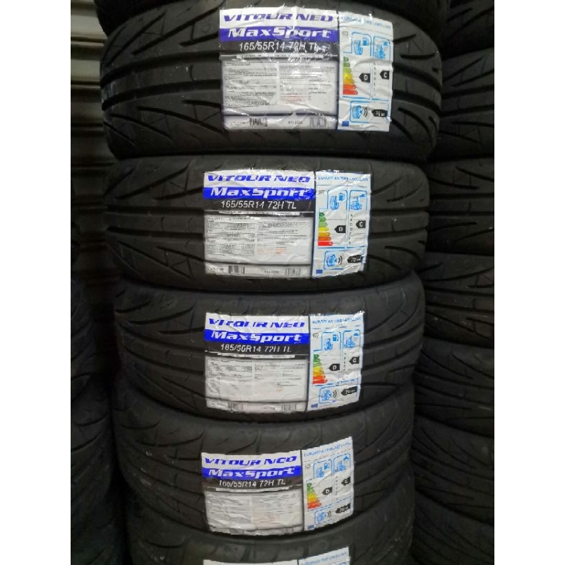 165/55/14 Vitour Neo MaxSport Tyre Tayar (ขายธรรมดา 2 ชิ้น OR 4 ชิ้น)