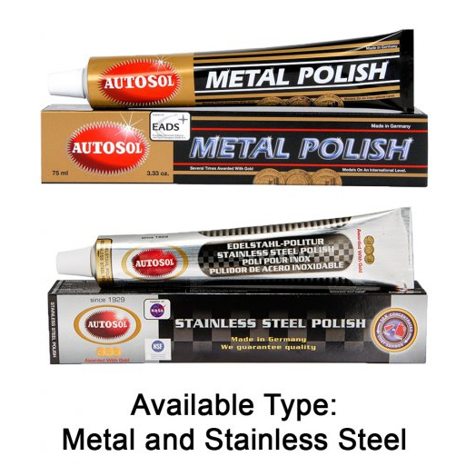 100% AUTOSOL Metal Polish Rust Remover Chrome Cleaner AUTOSOL สแตนเลส *MADE IN GERMANY* 75ml