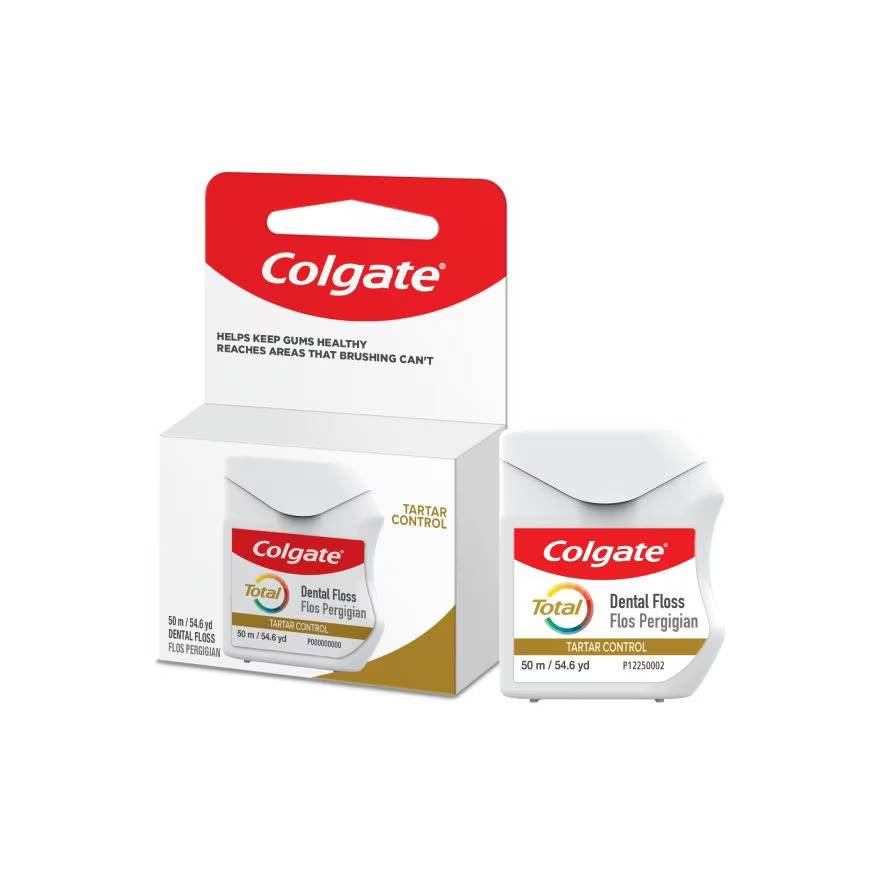 COLGATE TOTAL TARTAR CONTROL DENTAL FLOSS 50m (1107587)