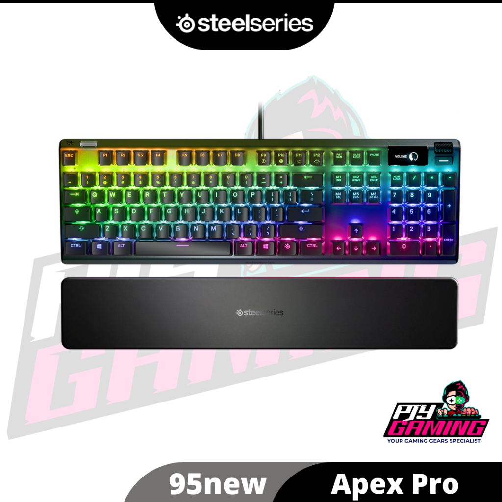SteelSeries Apex Pro RGB Omnipoint Mechanical Gaming Keyboard [95new] PJY Gaming