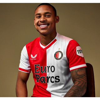 ใหม่ 23/24!!! เสื้อกีฬาแขนสั้น ลายทีม Feyenoord Home Fan Issue