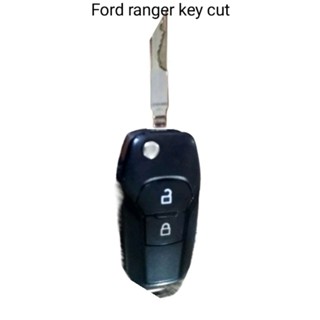 เคสกุญแจรีโมทรถยนต์ สําหรับ Ford Ranger key cut Hu101 CNC 99.9%