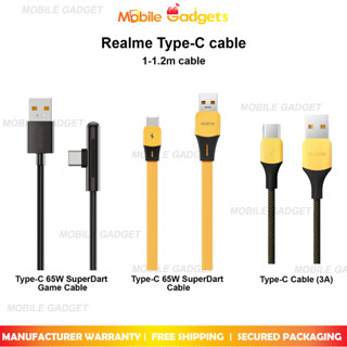 Realme Type-C 65W SuperDart Cable / Type-C Cable 3A ชุดใหม่