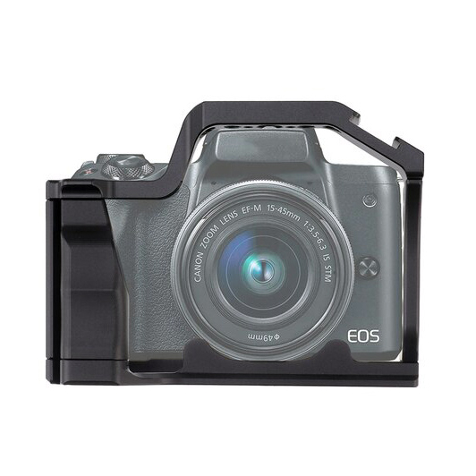 กรงกล้อง EOS M50 Mark II M50 M5 กล้อง Rig กล้อง Mirrorless พร้อม Cold Shoe Mount 1/4 " & 3/8 นิ้วสกร