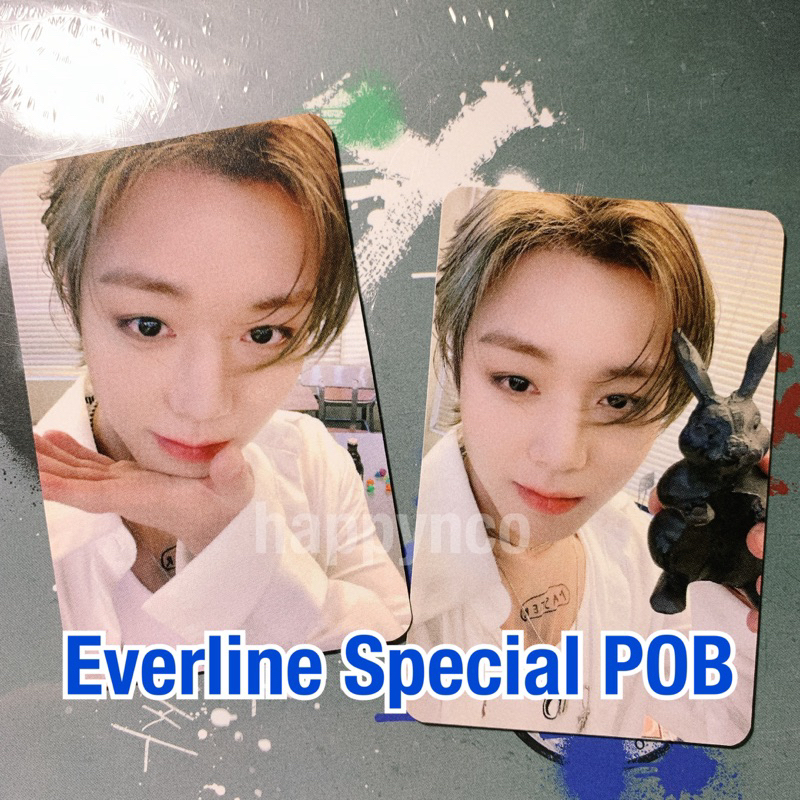 PARK JIHOON [BLANK OR BLACK] 7th Mini Album EVERLINE POB Photocard ระดับ  ที่จอดรถ JI HOON 七牙专用小特 PA