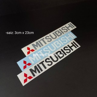 สติกเกอร์ติดรถยนต์ ลาย Mitsubishi