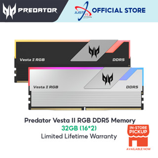 Acer PREDATOR VESTA II RGB DDR5 RAM 32GB (16 * 2) 6000MHz / 6600MHz