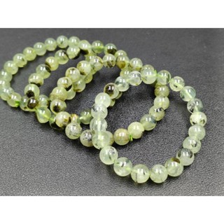Prehnite สร้อยข้อมือคริสตัล