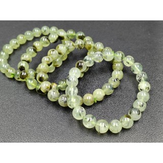 Prehnite สร้อยข้อมือคริสตัล