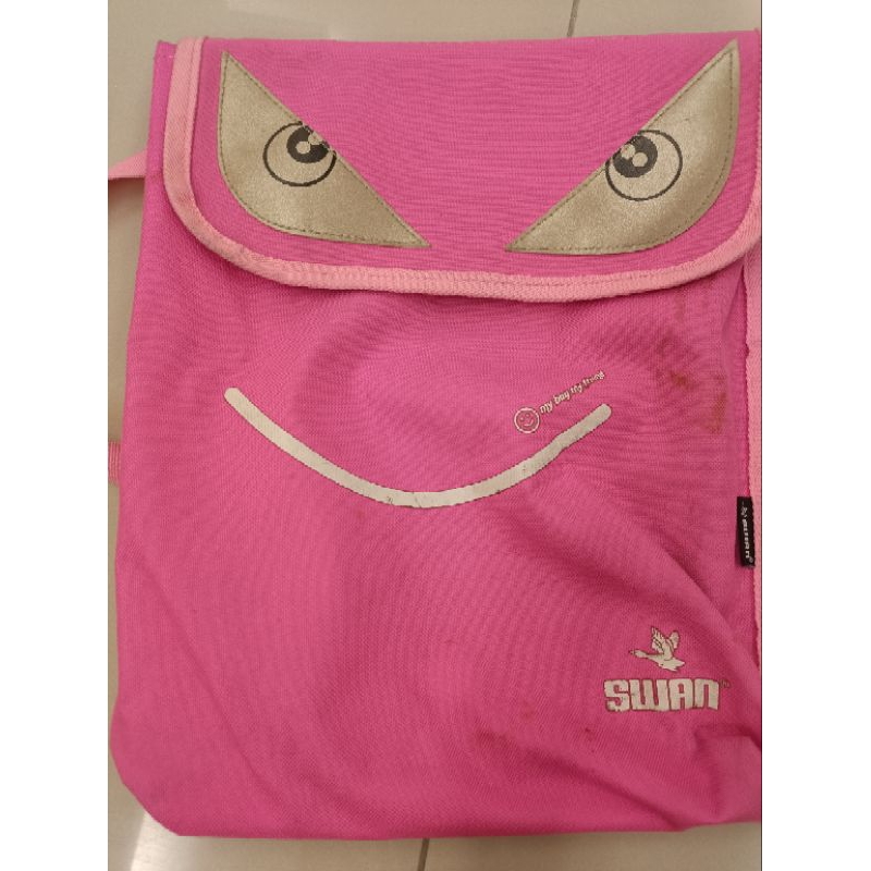 Swan Tuition Bag สีชมพู