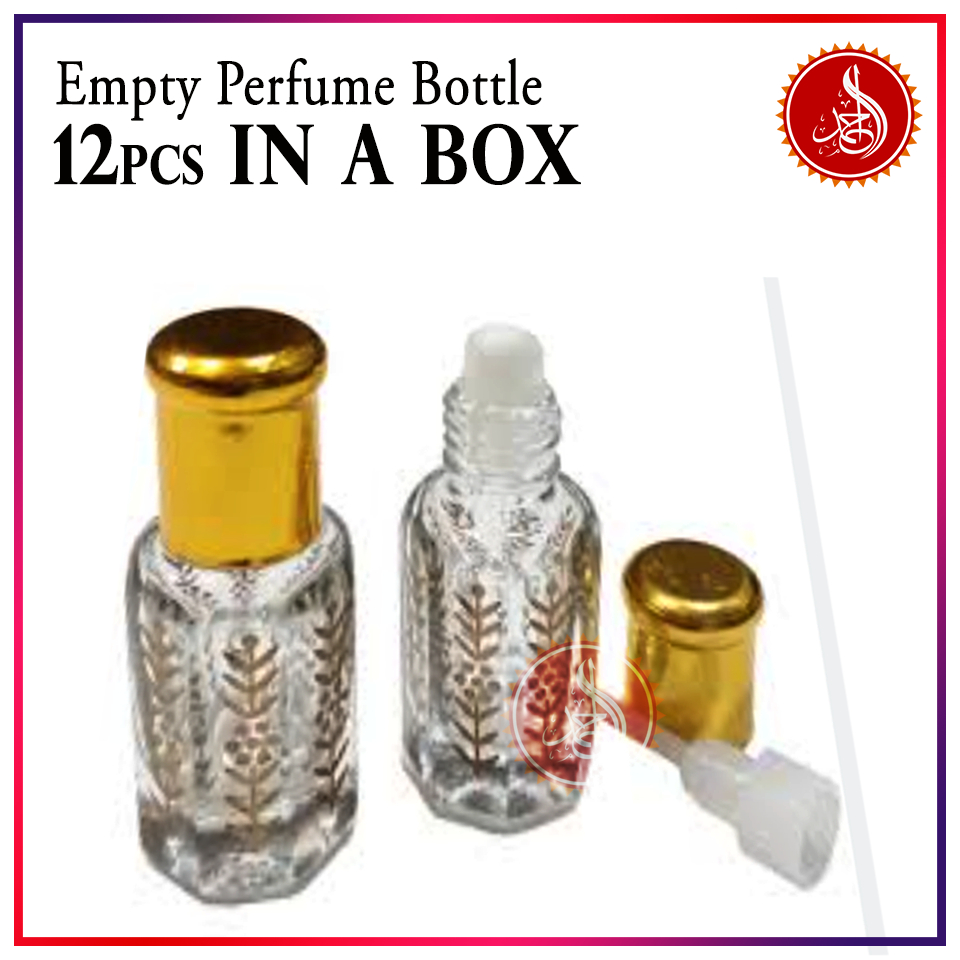 12 ชิ้น - น้ําหอมเปล่าขวด Bunga (Stick) - 3ml/6ml/12ml
