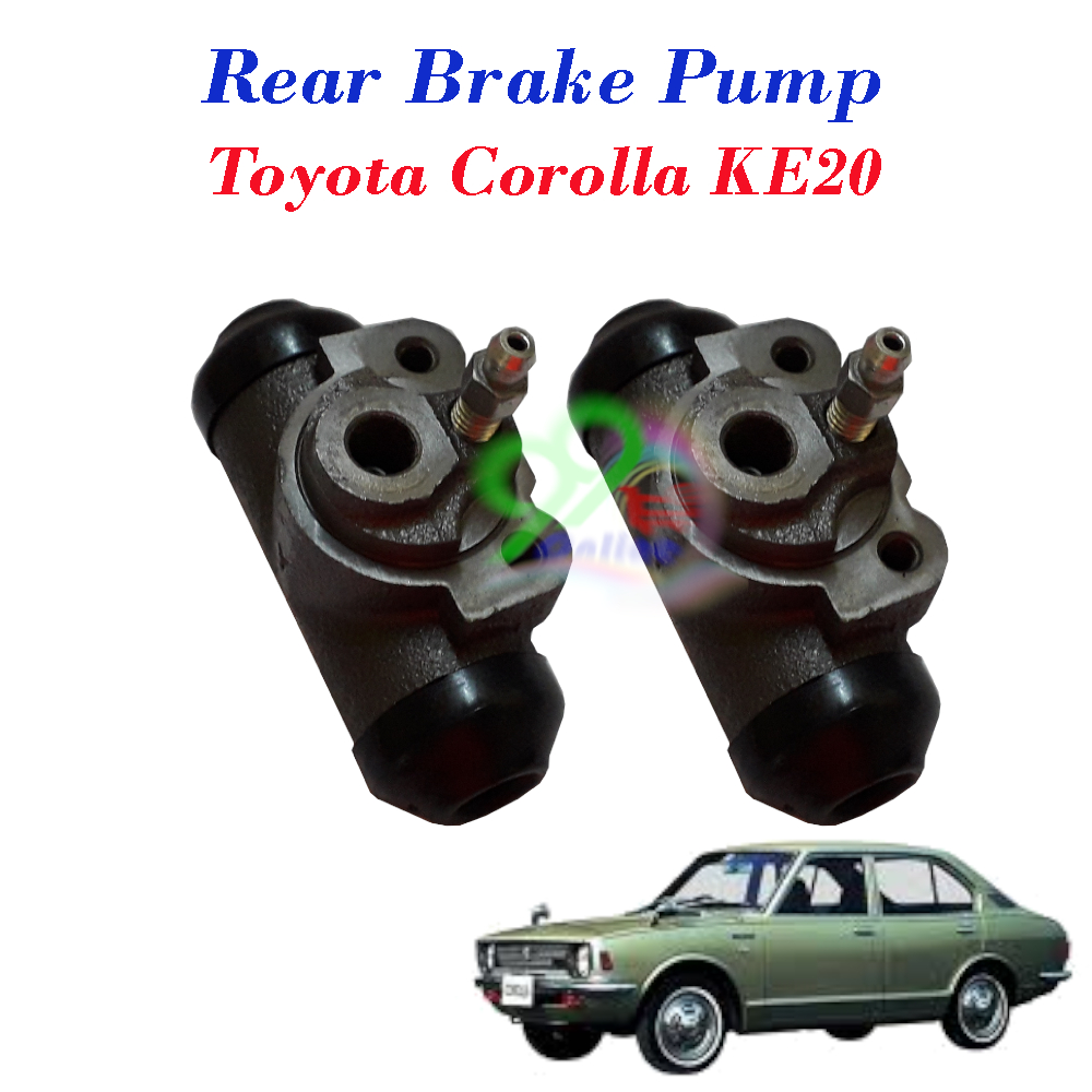 ปั้มเบรคหลังสําหรับ Toyota Corolla KE20, KE70, AE80, AE92, AE101, AE111
