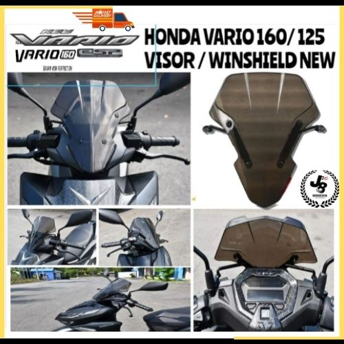 HONDA VARIO 160 125 VISOR CLICK 160 / WINSHIELD ใหม่ VISOR COWLING VARIO TRANSPARKENT SMOKE CLEAR สี