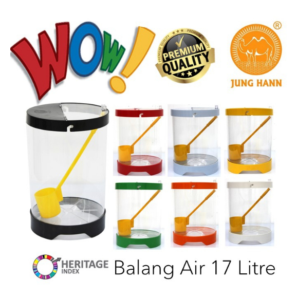 17 ลิตร Balang Air Tebal Cap Unta Jung Hann เครื่องดื่มเกรดอาหารตู้น้ํา Tong Pasar Malam