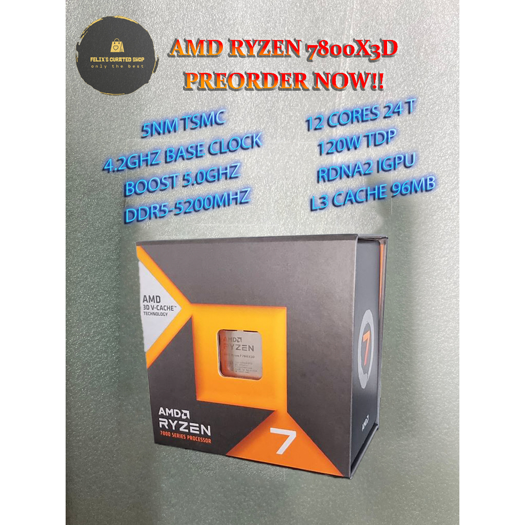 Amd Ryzen 7600X 5600X 7700X 7800X 7800X三维 5800X 5800X三维 5900X 5950X 7900X 7900X 维三维 7950X