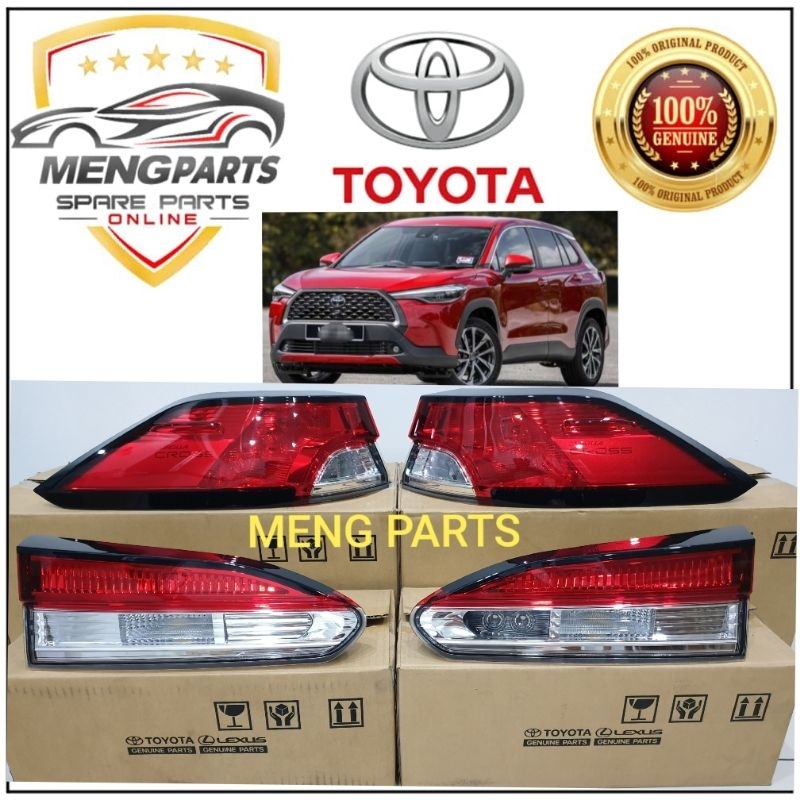 TOYOYA CROSS ZSG10 1.8 2021Y TAIL LAMP BODY & BONNET 8155-0A060 8156-0A060 8801-0A020 8159-0A010