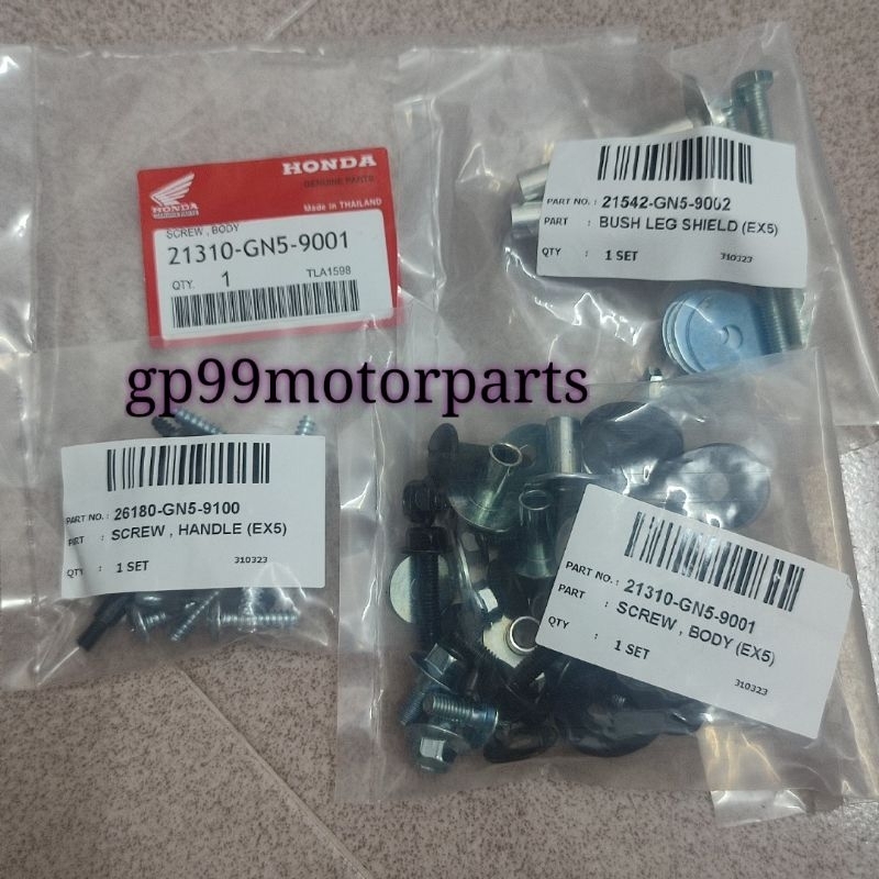 HONDA EX5 EX5 DREAM BODY COVER SCREW 3 IN 1 SET GP99MOTORPARTS