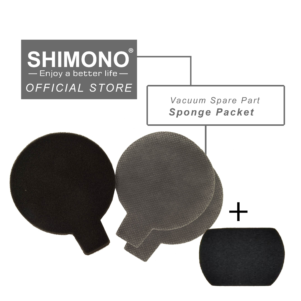 Shimono Pro อะไหล่ฟองน้ํา สําหรับเครื่องดูดฝุ่น SVC 1017