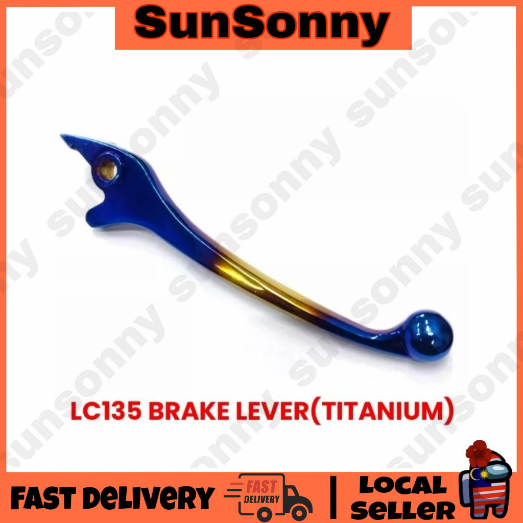 YAMAHA LC135 135LC LC 135 4S 4SPEED TITANIUM BRAKE LEVER ALLOY