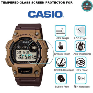 ฟิล์มกระจกนิรภัยกันรอยหน้าจอนาฬิกาข้อมือ สําหรับ Casio W-735H-5A 9H W735H W735 W735H5AV