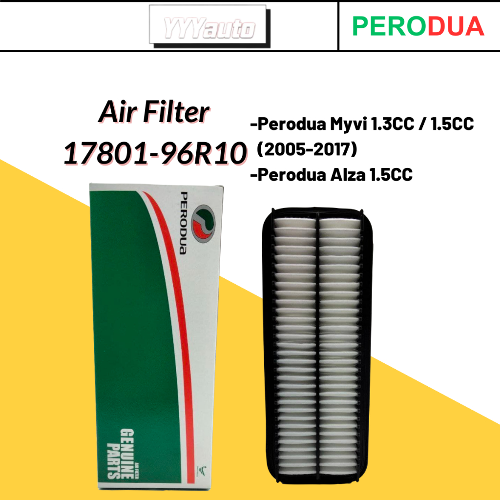 Perodua VIVA ,Alza , Myvi , Myvi Lagi Best , Bezza กรองอากาศ 17801-96R10/17801-73R10/17801-63R02