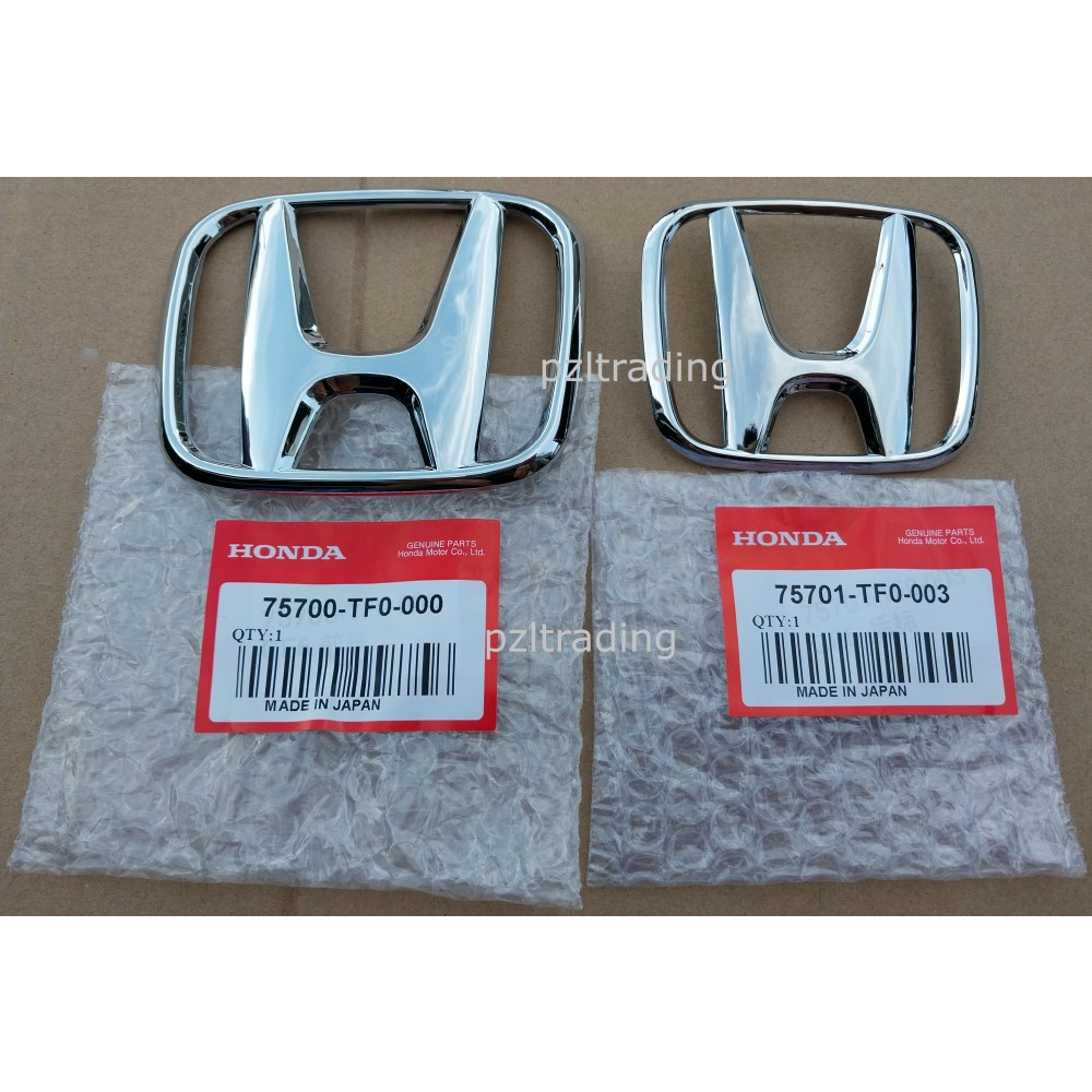 Honda Jazz Fit GE6 GE8 TFO 2008-2013 Stream RN6 RN8 RSZ ด้านหน้าด้านหลัง H emblem chrome krom depan 