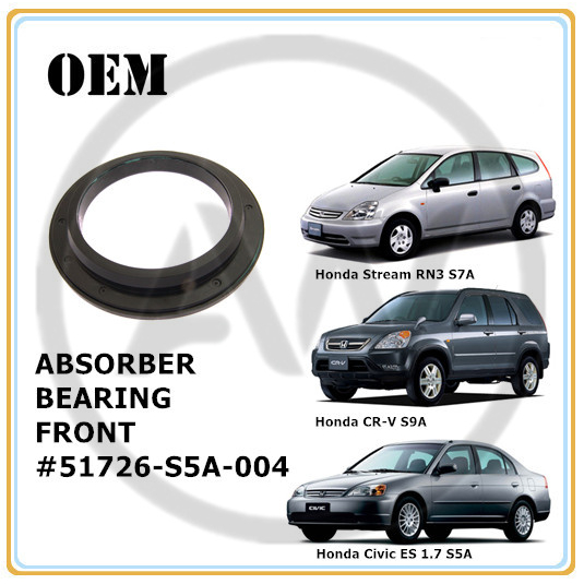 Honda CRV 2.0 S9A 2002-2006 Civic ES S5A 1.7 Stream 1.7/2.0 RN3 S7A กันชนหน้าแบริ่งติดตั้ง