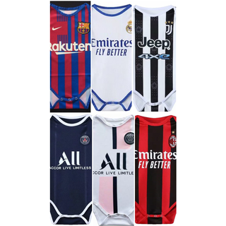 ลดล้าง!!! Rompers Barca, Real, AC Milano, PSG, Juve Baby ขนาด 21/22 *สินค้าขายดี, !*