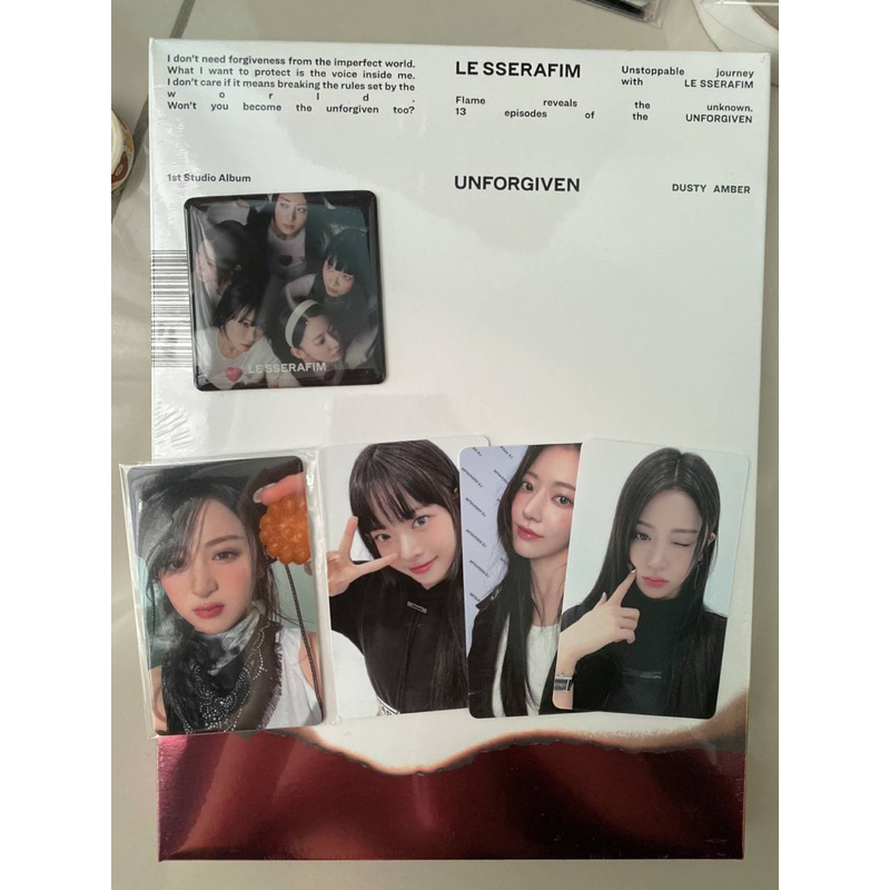 KPOP SEALED ALBUM - LE SSERAFIM UNFORGIVEN & CRAZY