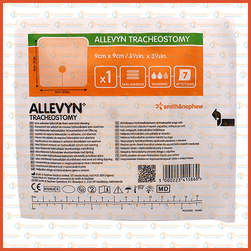 [1 PCS] Smith & Nephew Allevyn Tracheostomy 9cm x 9cm