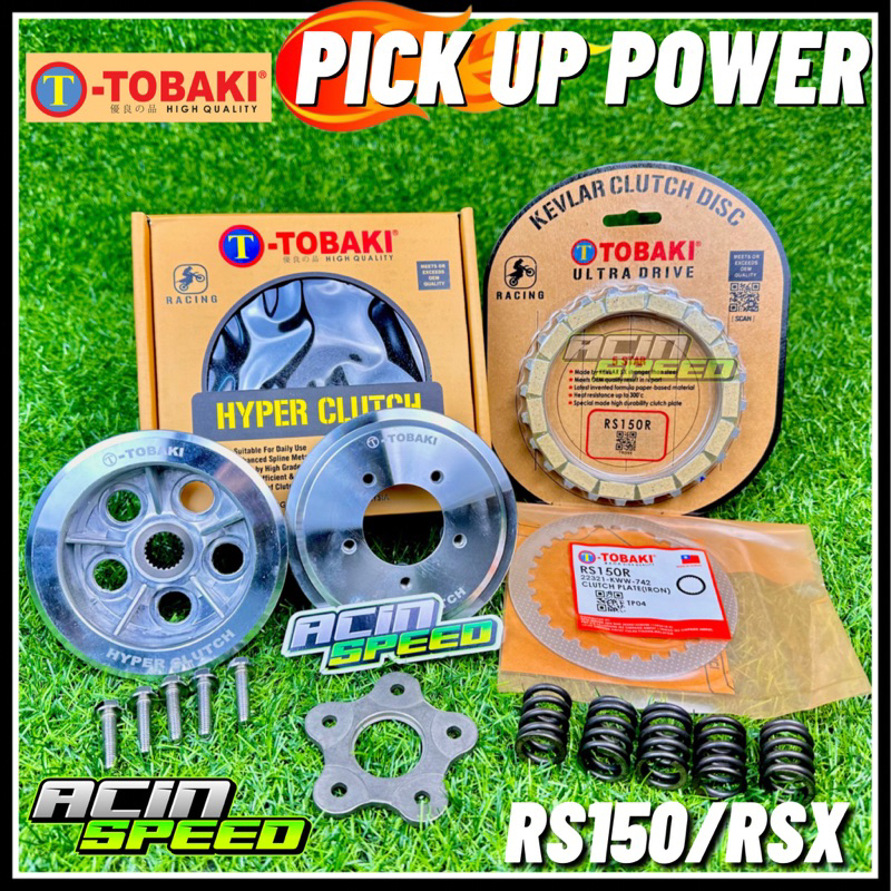 TOBAKI RS150 RSX150 Hyper Clutch/ Honda RS150R HyperClutch/ แผ่นคลัทช์/ Rs150 Racing Hyper Clutch คร