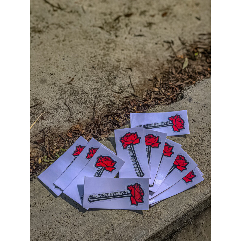 STIKER ROSE ARJUNA RACING