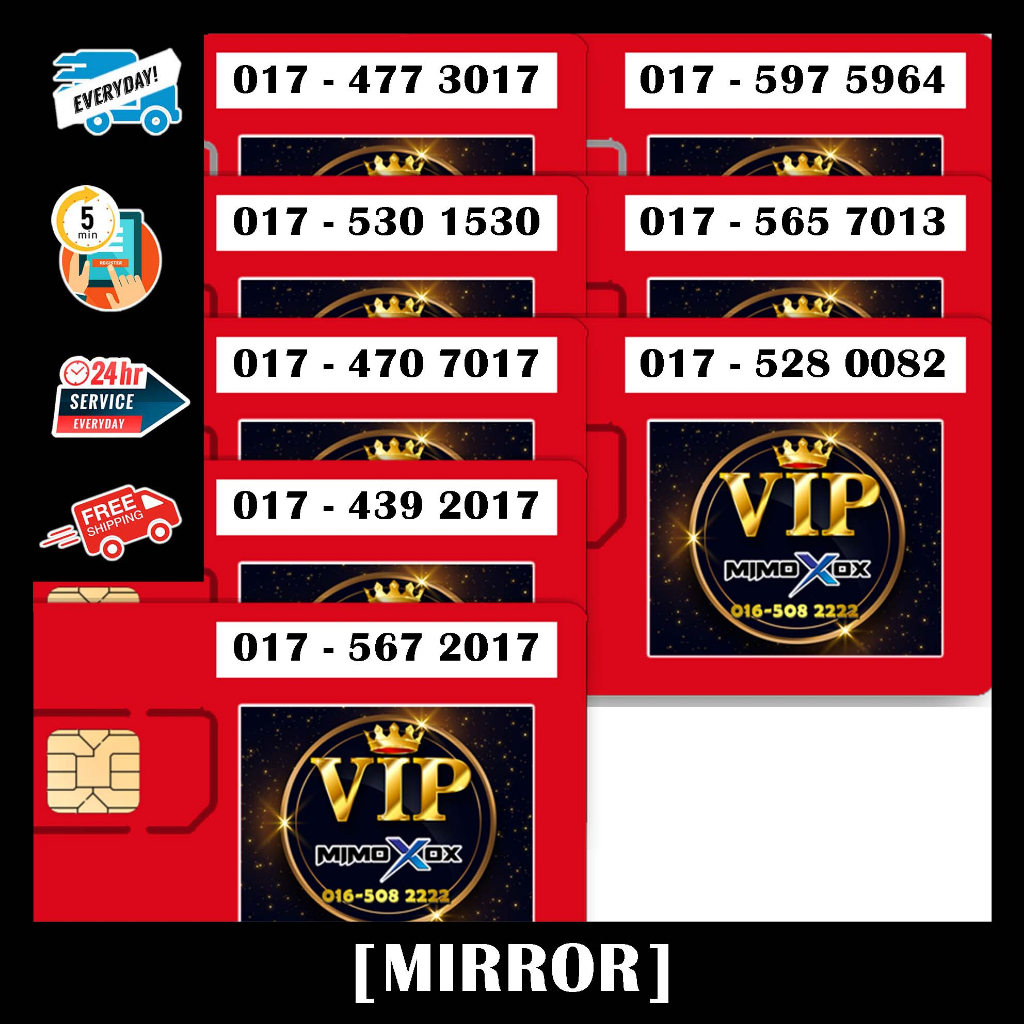 [MA12]♕VIP NUMBER♕Hotlink Simpack Unlimited Internet and Unlimited call 🔥 🔥 🔥