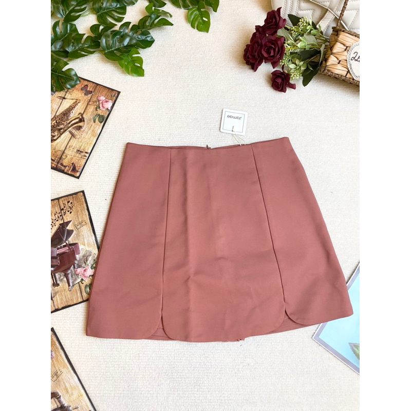 Jamae 3465 กางเกงกระโปรงเอวสูงคุณภาพพรีเมี่ยม (P66)