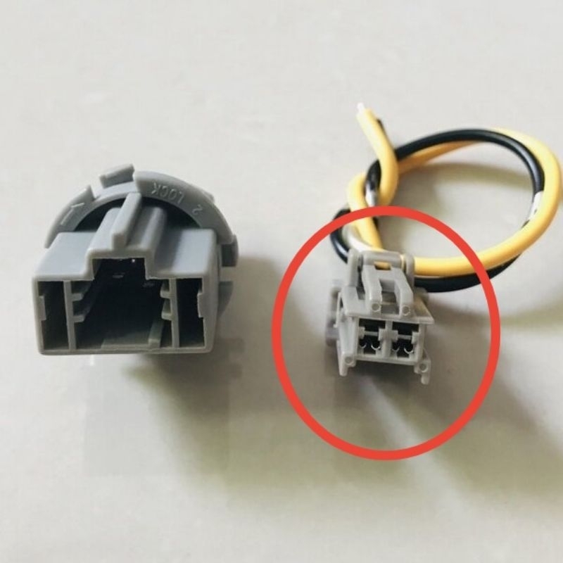 2PIN Honda T20 ไฟเลี้ยวไฟท้ายหลอดไฟขั้วต่อซ็อกเก็ต
