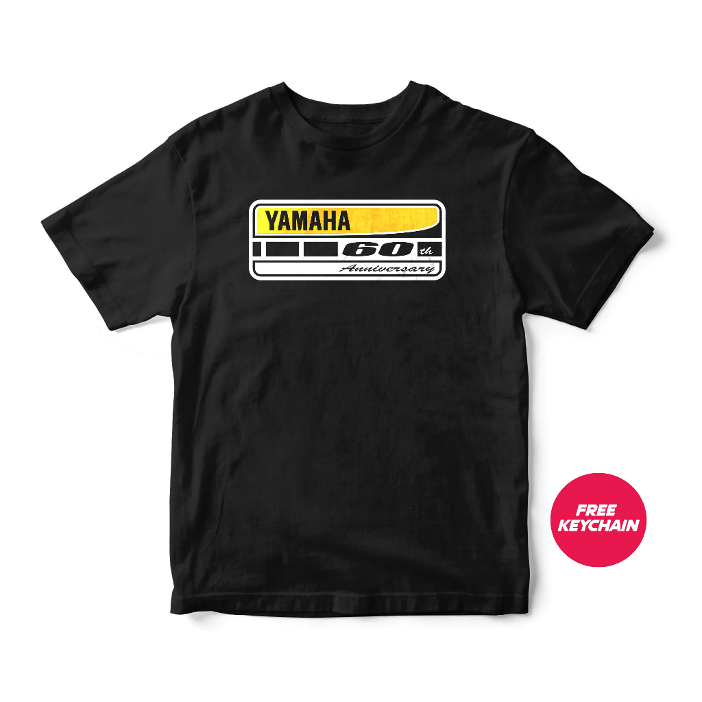 เสื้อยืด Yamaha 60th Anniversary Cotton 100%
