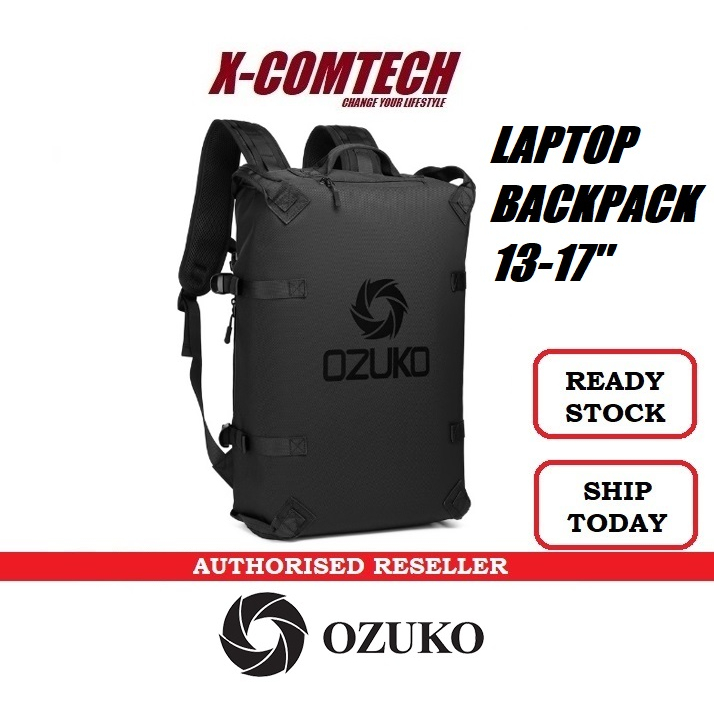 OZUKO LAPTOP BAG 17 BACKPACK SUPPORT MOTOR RIDER HELMET รถจักรยานยนต์ผู้ชายความจุขนาดใหญ่กันน้ํา
