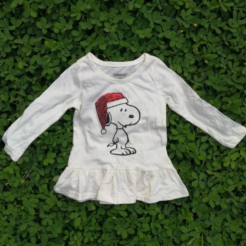 Peanuts เสื้อคอตตอนเด็กผู้หญิง (12-24m)