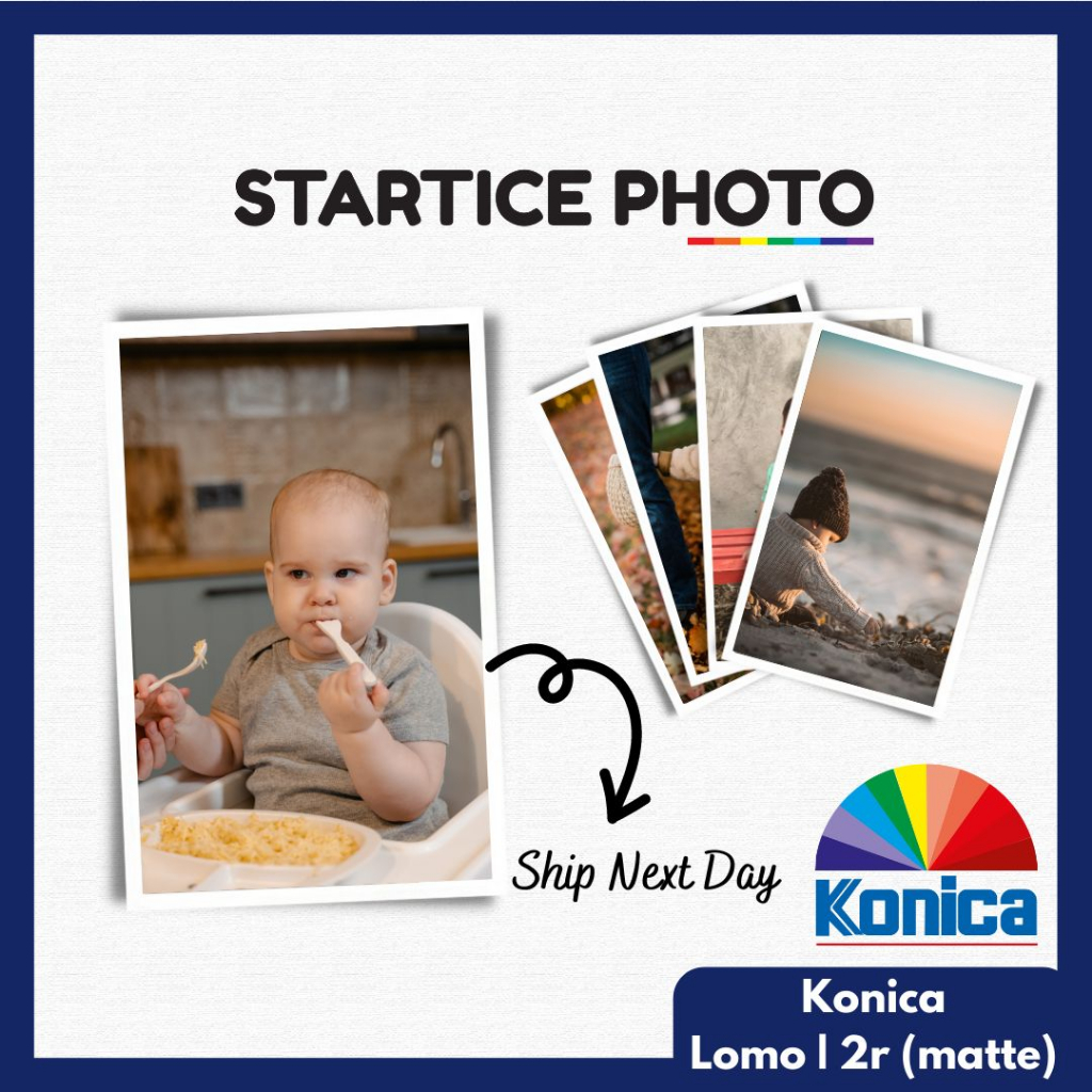 StarticePhoto Lomo Card LomoCard (2R) 5.7x8.9cm Photo Print Cuci Gambar {Matte}